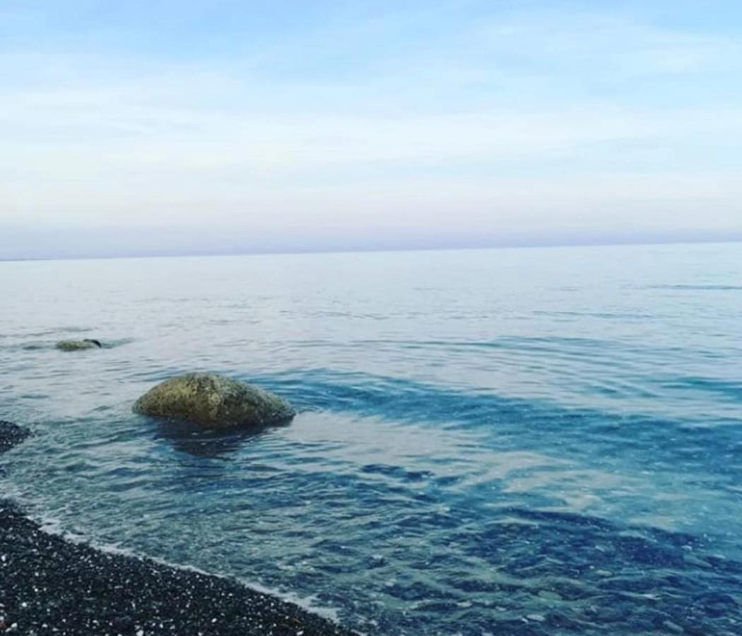 La Casa Al Mare Corallo Verde Montegiordano Bagian luar foto