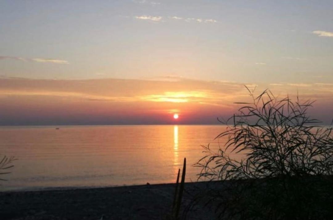 La Casa Al Mare Corallo Verde Montegiordano Bagian luar foto